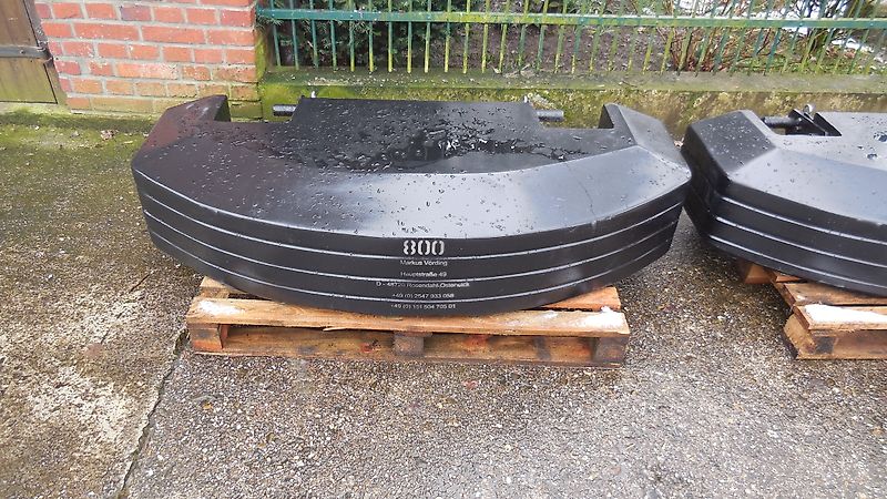 Heckgewicht zum mitführen eines Anhängers Unterflurgewicht Betongewicht ab 860 Euro