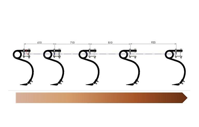 AGRISEM Vibromulch 5-balkiger Flachgrubber 8 m Doppel U-Sem Walze