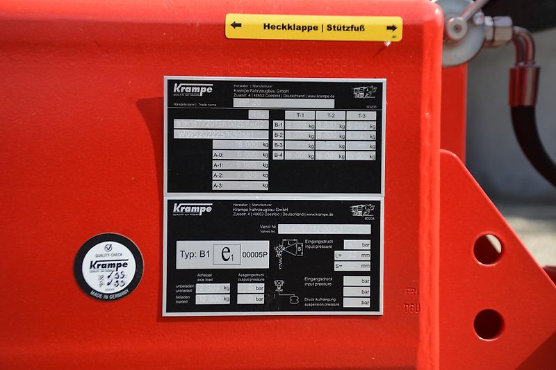 Krampe KRAMPE HP20 12m* ERDMULDE HALFPIPE ERDBAU MULDENKIPPER