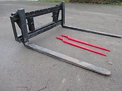 InterAgri Palettengabel 120cm 2,5T mit 2 Ballenzinken TOP ANGEBOTE!