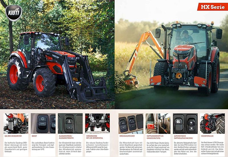 Kioti HX9010 PC - 7 Jahre oder 5000 Bh Garantie !!!