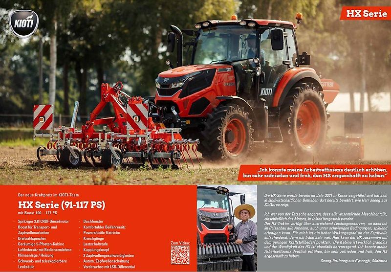 Kioti HX9010 PC - 7 Jahre oder 5000 Bh Garantie !!!