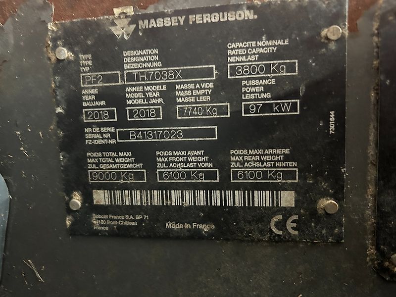 Massey Ferguson TH. 7038