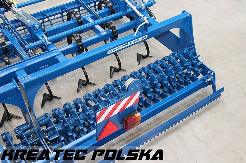 Rolmako Rolmako Saatbettkombination kompakt U 684 mit Zinken SA, gehängte Version, Breiten von 2,5 m bis 6 m