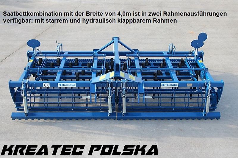 Rolmako Rolmako Saatbettkombination kompakt U 684 mit Zinken SA, gehängte Version, Breiten von 2,5 m bis 6 m