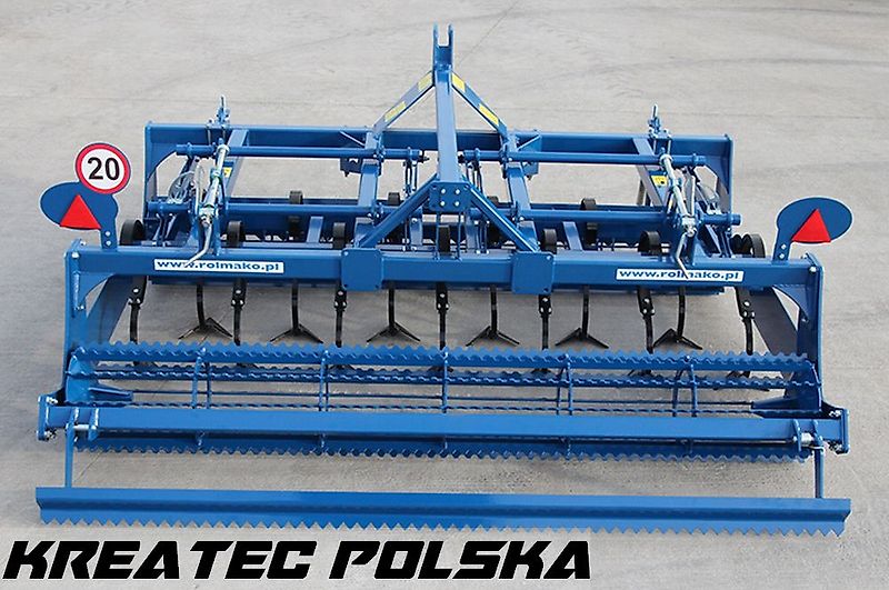 Rolmako Rolmako Saatbettkombination kompakt U 684 mit Zinken SA, gehängte Version, Breiten von 2,5 m bis 6 m