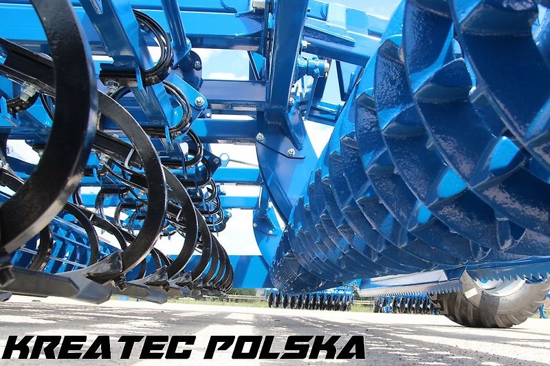 Rolmako Saatbettkombination kompakt U 684 mit Zinken SX, gehängte Version, Breiten von 2,5 m bis 4,5 m