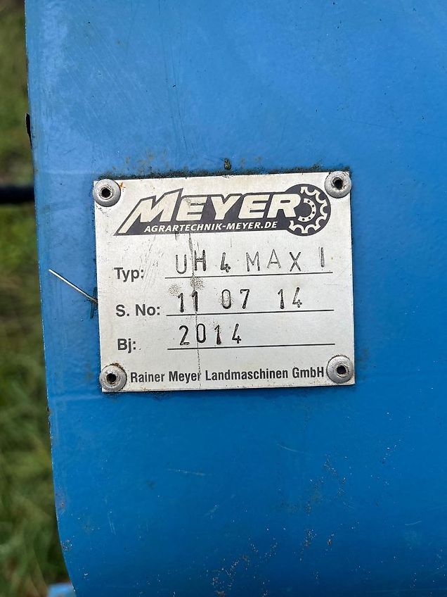 Meyer UH4 Maxi (4-Zinken-Tiefenhaken mit Dachringwalze)