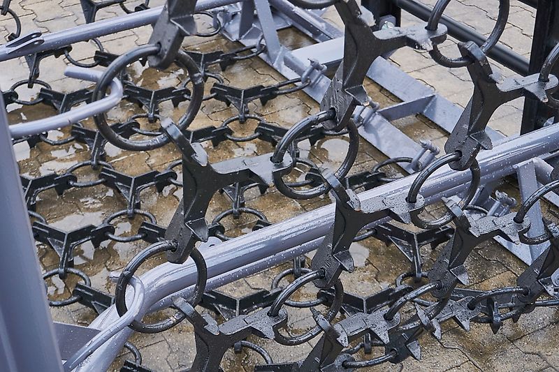 Top-Agro HaevyDuty AKTIONSPREIS Sehr ROBUSTE Wiesenegge 5m 4 Reihig Hydr. Klappbar Lackiert !!NEU!!