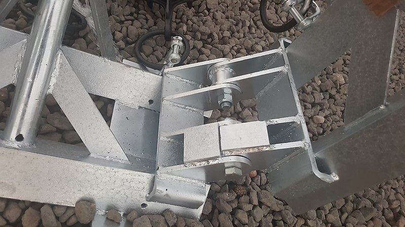 Top-Agro HaevyDuty AKTIONSPREIS Sehr ROBUSTE Wiesenegge 5m 4 Reihig Hydr. Klappbar Lackiert !!NEU!!