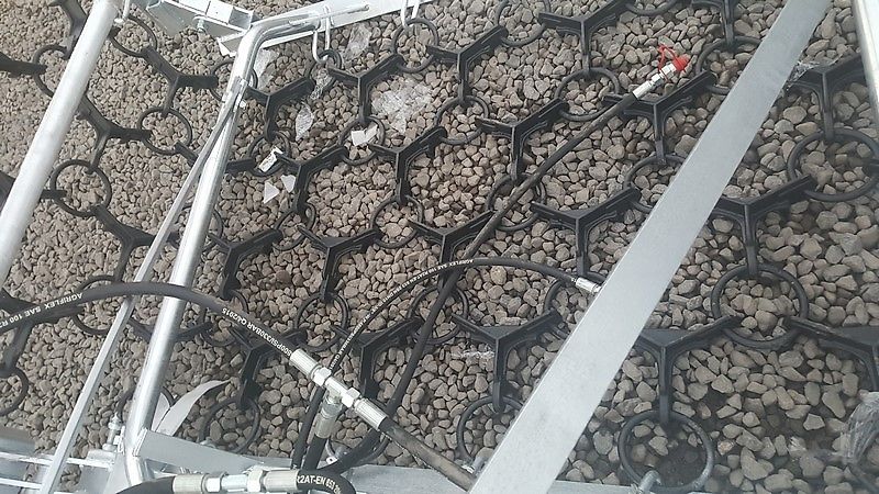 Top-Agro HaevyDuty AKTIONSPREIS Sehr ROBUSTE Wiesenegge 5m 4 Reihig Hydr. Klappbar Lackiert !!NEU!!