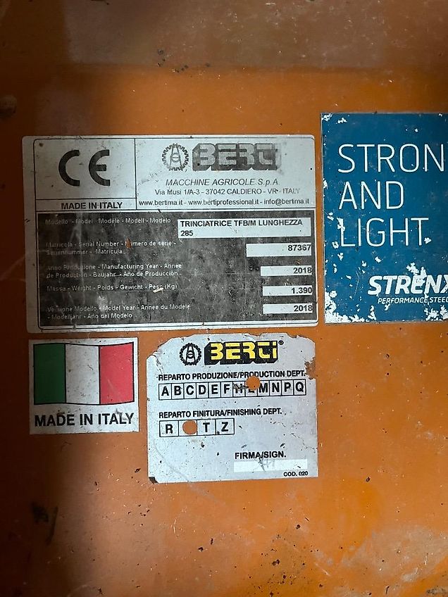 Berti Mulcher TFB/M 285