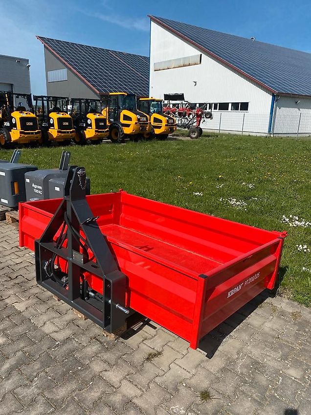 Krpan PT200/125 Kippmulde Heckcontainer