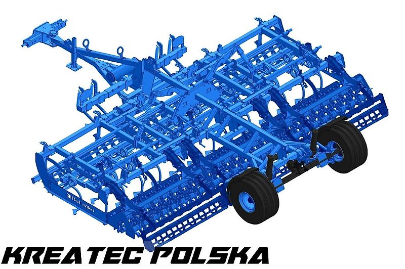 Rolmako Saatbettkombination kompakt / Kompaktgrubber U 684 PRO mit Zinken SU, halb-aufgehängte Version, Breiten von 2,5 m bis 6 m