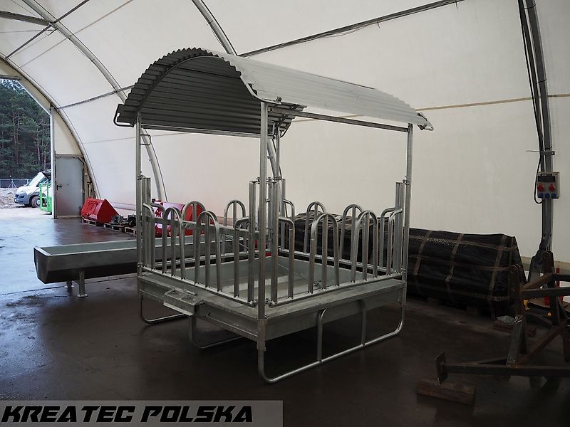 KMZ Heuraufe M4/12, Raufe für Vieh und Pferde 12 -Stellen, verzinkt