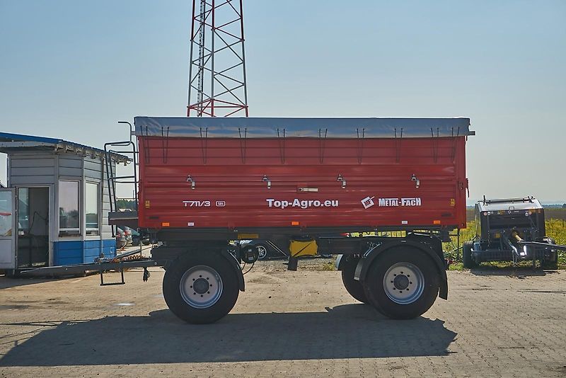 Metal-fach Anhänger T711/1 8 T Dreiseitenkipper 2 Achser