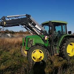 John Deere 6110 Frontader+ Druckluft