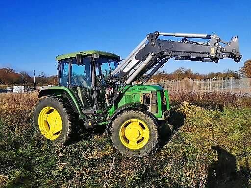 John Deere 6110 Frontader+ Druckluft