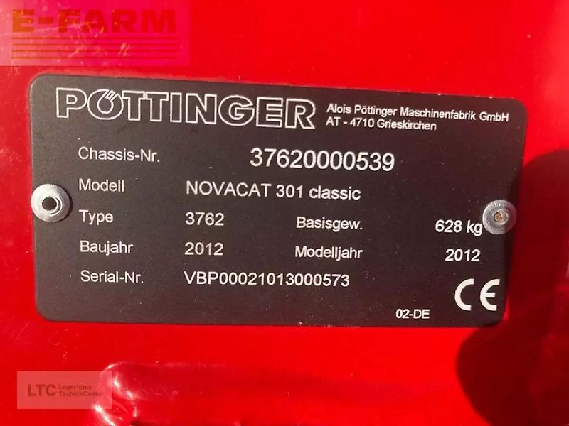 Pöttinger novacat 301 classic