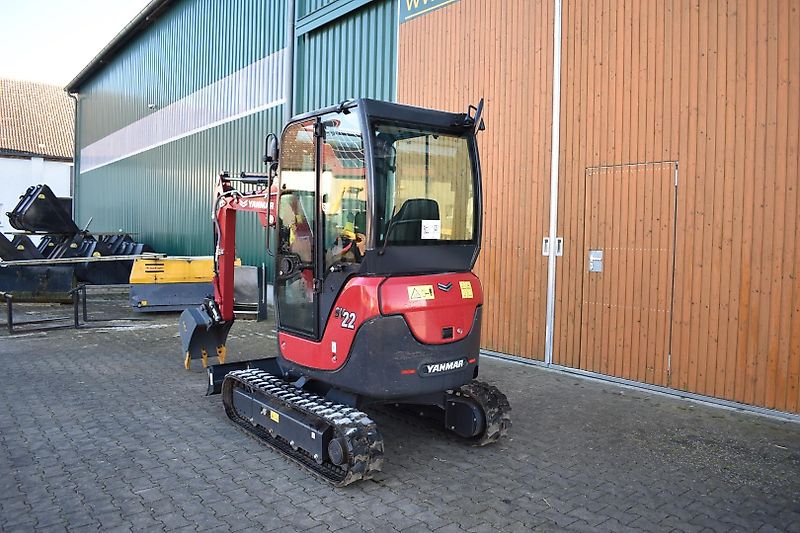 Yanmar SV22, erst. 15h, Hydraulischer Schnellwechseler