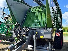 Fendt Tigo 75 XR mit 800/45 R30,5 Bereifung, Laderaumabdeckung und 2 Dosierwalzen