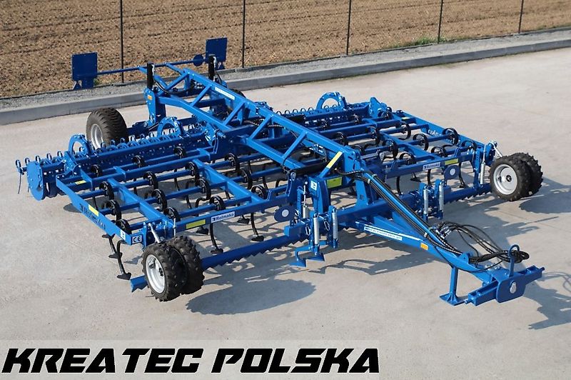 Rolmako Grubber universal / Universalgrubber U 497 halb-gehängte Version für Saatbettbereitung und Stoppelbearbeitung mit Zinken ST (Feder 90x13 mm) von 3 m bis 6 m