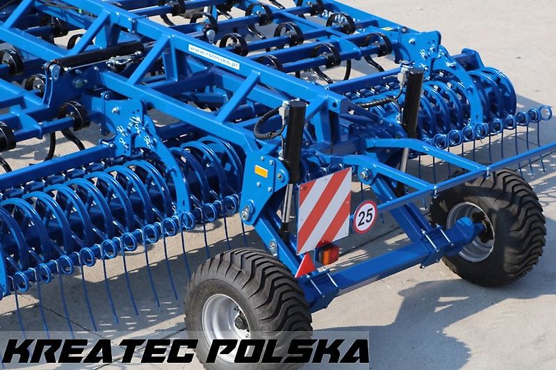Rolmako Grubber universal / Universalgrubber U 497 halb-gehängte Version für Saatbettbereitung und Stoppelbearbeitung mit Zinken ST (Feder 90x13 mm) von 3 m bis 6 m