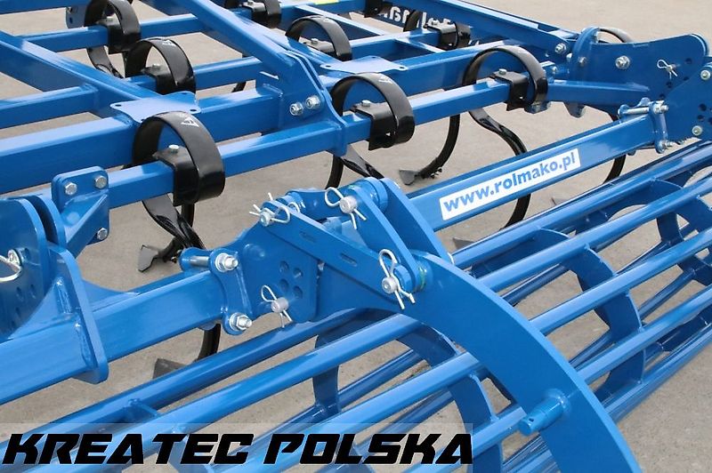 Rolmako Grubber universal / Universalgrubber U 497 halb-gehängte Version für Saatbettbereitung und Stoppelbearbeitung mit Zinken ST (Feder 90x13 mm) von 3 m bis 6 m