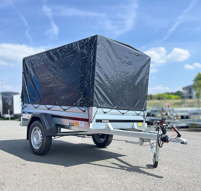 Brenderup Tieflader Anhänger 1205SB gebremst mit Plane 750kg