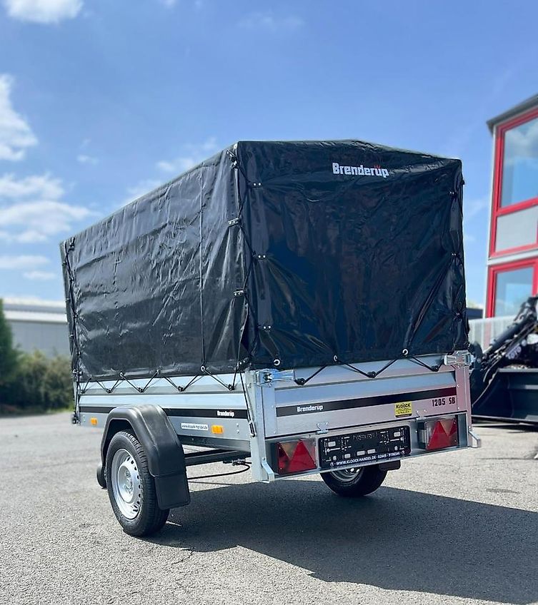 Brenderup Tieflader Anhänger 1205SB gebremst mit Plane 750kg