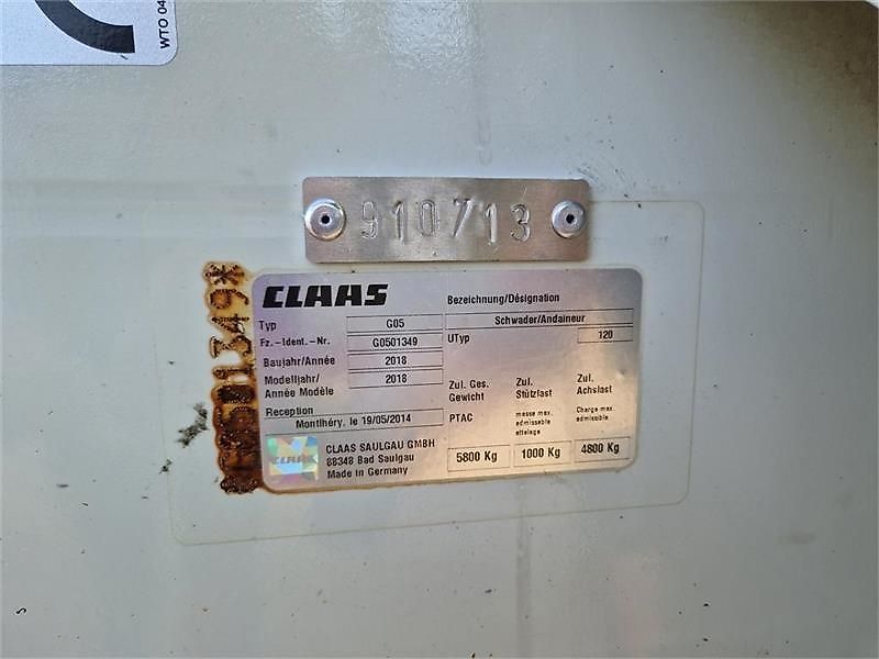 Claas LINER 4000HHV 1156 timer