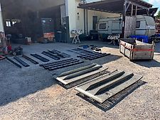 Fendt Mais-Ausrüstung für Fendt Drescher der X- und P-Serie, alle auf den Fotos abgebildeten Teile im Paket