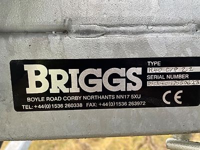 Hüdig Briggs Aufsattel - Düsenwagen R40, klapbares Gestänge