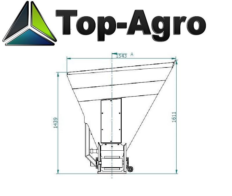 Top-Agro Einstreugerät-Futterverteiler FSM ab 1,20 bis 2,00m